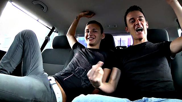 Big Dick Fucking In The Back Seat - Luca Finn, Reece Bentley &amp;amp; Sean McKenzie