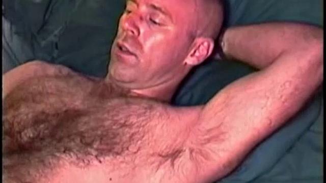 This sexy hunk responded to my ad from a military base in southern Georgia. Jim actually gave me the barracks phone number to call him back. This military man is super hairy and well endowed.