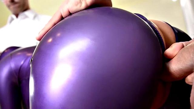 Latex Lucy in a Threesome! at LatexPussyCats!