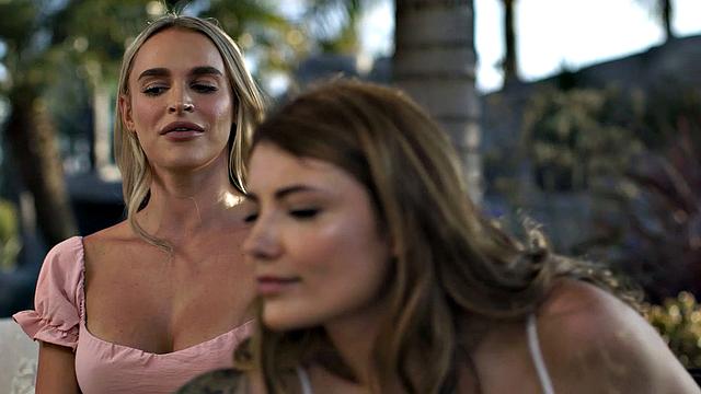 GIRLSWAY - Busty Babes Adria Rae & Emma Hix Have Scissoring Fun