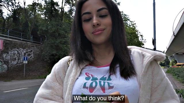 Naughty sluts banged after casting by cab drivers