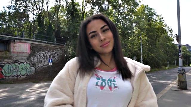 Naughty sluts banged after casting by cab drivers