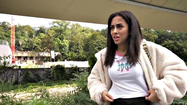 Naughty sluts banged after casting by cab drivers