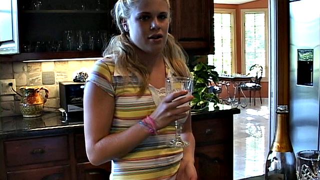 Little Summer teasing slut wearing clothes