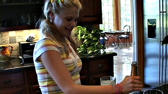 Little Summer teasing slut wearing clothes