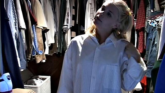 Little Summer teasing slut wearing clothes