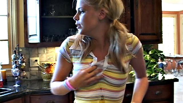 Little Summer teasing slut wearing clothes