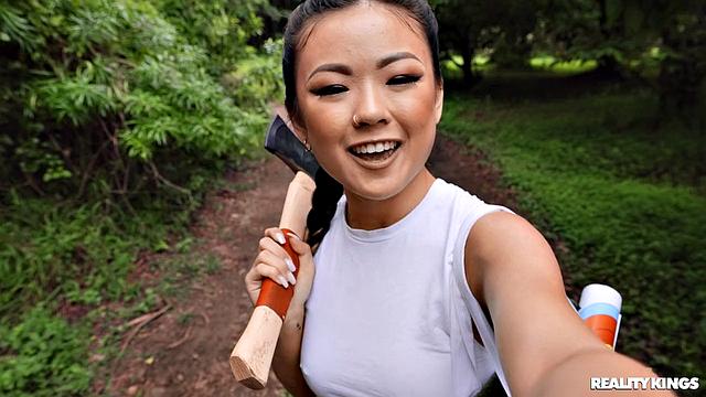 Trespassing Pussy Gets Opened Up