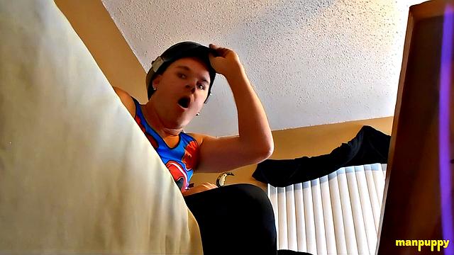 Leo Blue towers over you and treats you like his personal plaything in an intense gay power play
