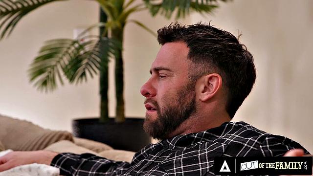 OUT OF THE FAMILY - Stepdaughter Tempts Stepdad Into Hard Anal While Wife's Away