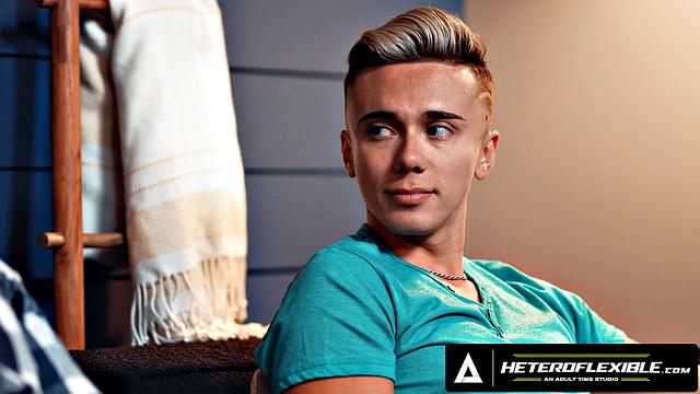 HETEROFLEXIBLE - Twink Carter DelRey Sneaks Into Stepdaddy Drew Sebastian's Room for Fun