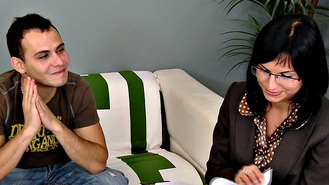 CFNM strapon pegging by dominas in nylons and heels