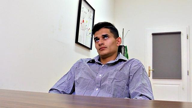 Straight euro guy agrees to anal and wanks cock in POV