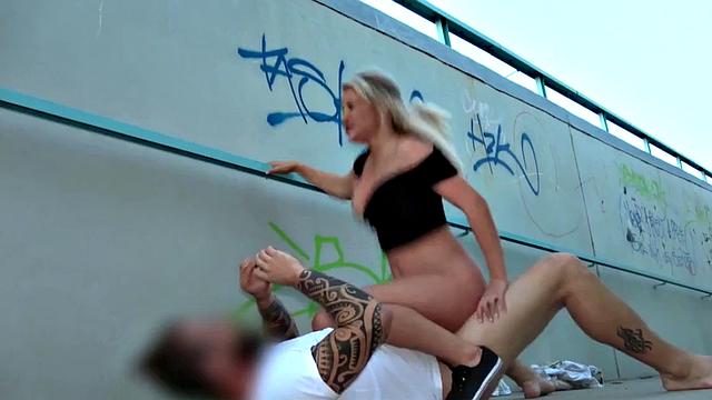 Public euro babes pickedup for cocksucking and fucking