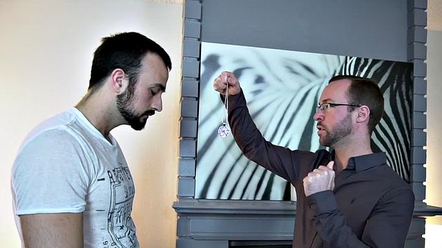 Stud sucking dick in interracial trio before bareback