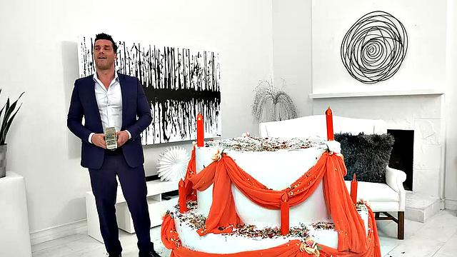 Nasty Stripper Gabriella Paltrova Gets Caught By Her Husband And Fucked Doggystyle