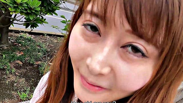 Japanese cheating wife Miki Motohashi comes to fuck