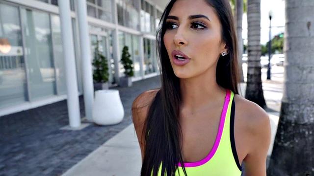 Watch these hot babes get picked up and pleasured in public for some steamy lesbian action