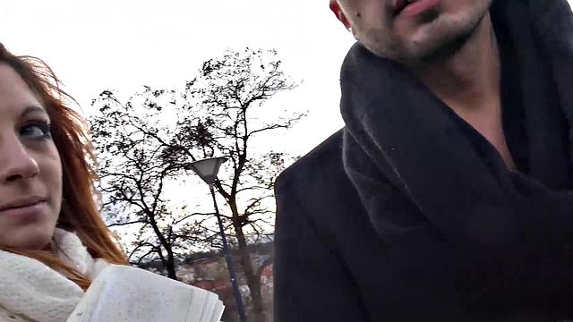 HUNT4K. Angry guy permits hunter to fuck his comely girlfriend