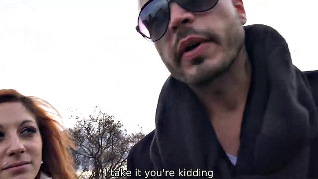 HUNT4K. Angry guy permits hunter to fuck his comely girlfriend