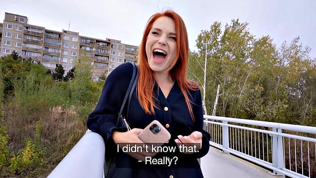 Ginger bae dirtytalking with a stranger