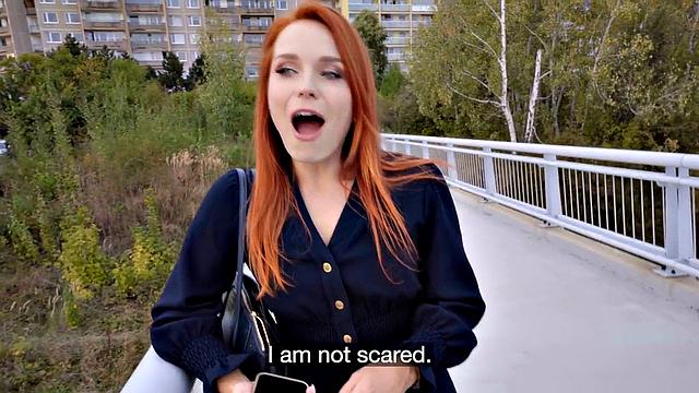 Ginger bae dirtytalking with a stranger