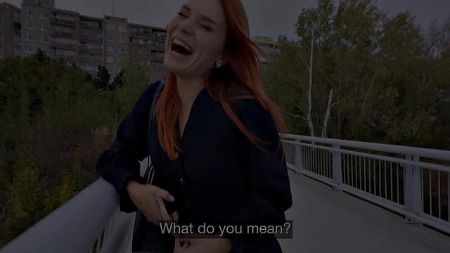 Ginger bae dirtytalking with a stranger