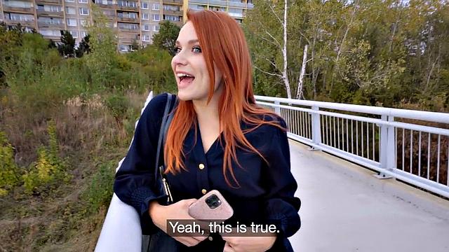 Ginger bae dirtytalking with a stranger