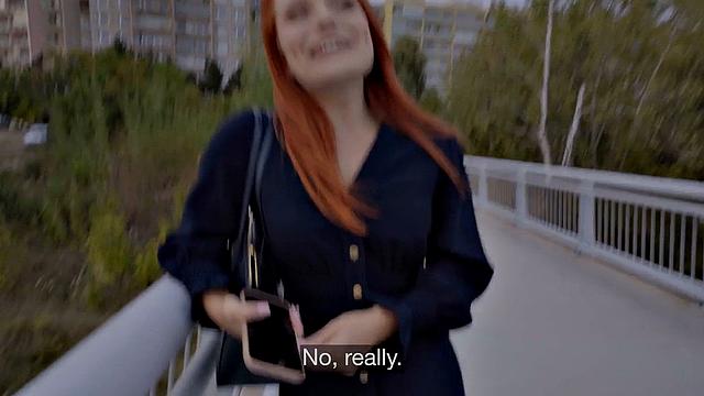 Ginger bae dirtytalking with a stranger