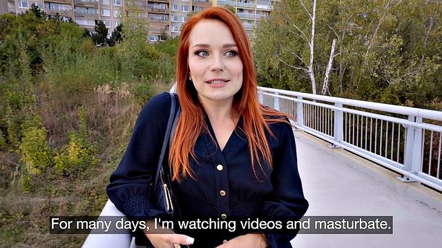 Ginger bae dirtytalking with a stranger