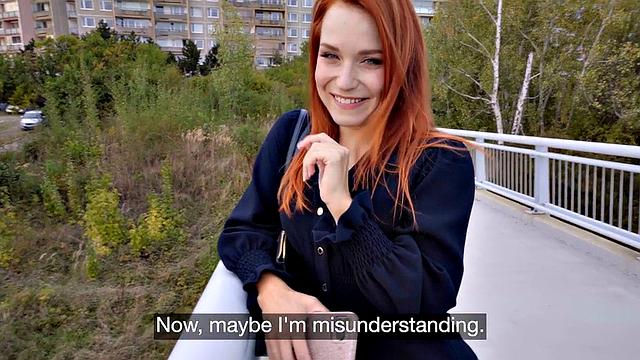 Ginger bae dirtytalking with a stranger