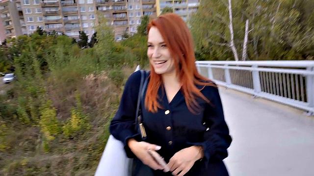 Ginger bae dirtytalking with a stranger
