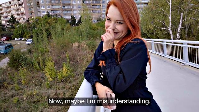 Ginger bae dirtytalking with a stranger