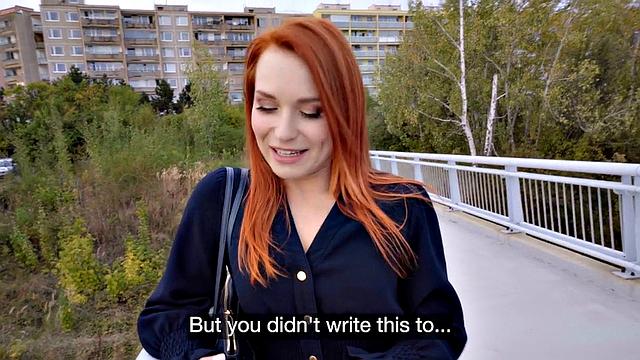 Ginger bae dirtytalking with a stranger
