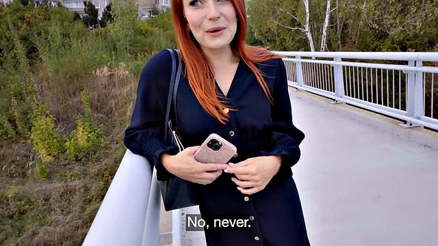 Ginger bae dirtytalking with a stranger