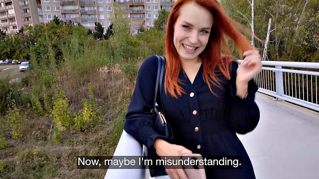 Ginger bae dirtytalking with a stranger