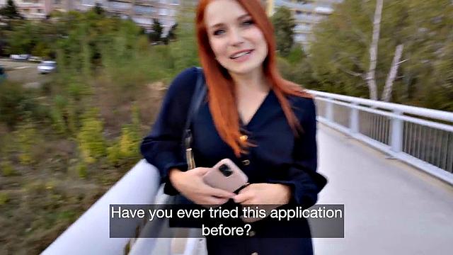 Ginger bae dirtytalking with a stranger