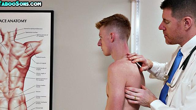 Kinky twink barebacked by stepuncle in his infirmary