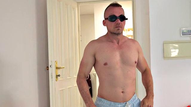 Stunning babe cockriding manager's dick