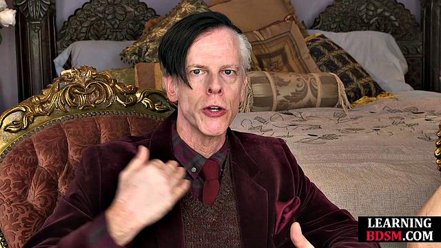 Blonde cougar learning BDSM