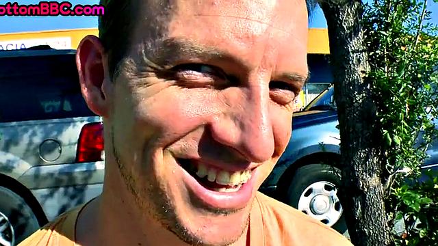 Real Black stud picked up and assfucked by white for cash