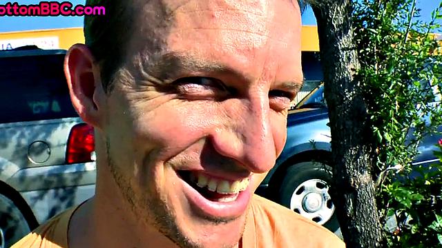 Real Black stud picked up and assfucked by white for cash