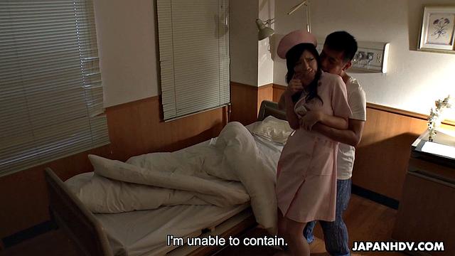 Hot nurse Sara Yurikawa fucked in threesome