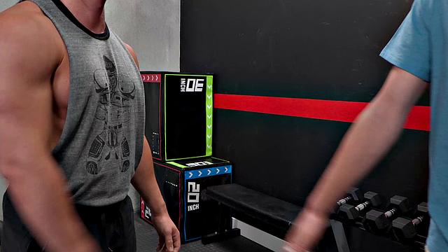 Jock Mick Mario Tag Teamed In Gym - ASGmax