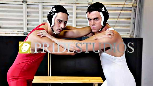 Jock Mick Mario Tag Teamed In Gym - ASGmax