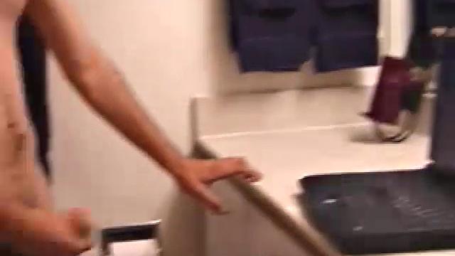 Marcus Jerks Off In Toilet