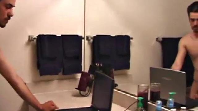 Marcus Jerks Off In Toilet