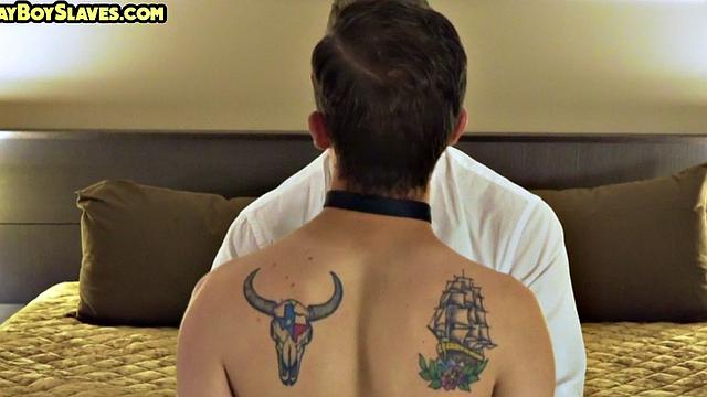 Petite subject bareback fucked by suited DILF