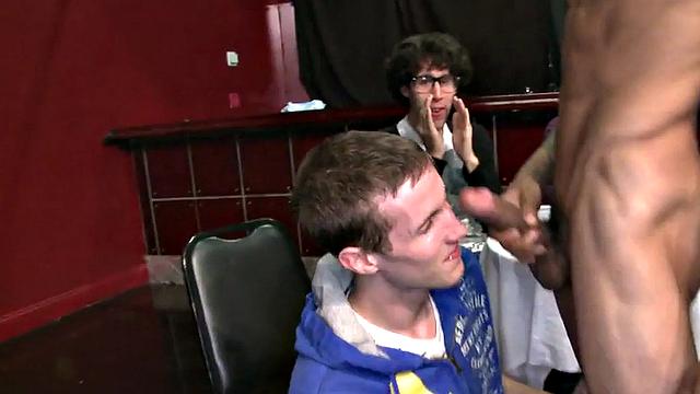 amateur gays suck cock on public striptease party