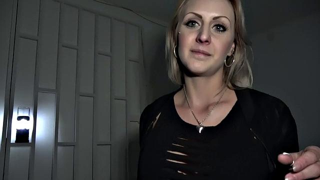 Perfect boobs get covered in jizz